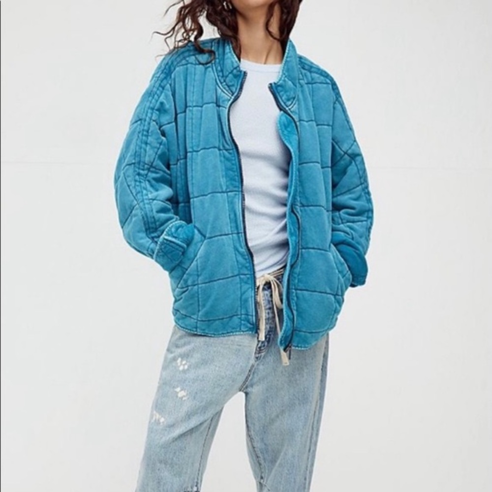 Free People Dolman Jacket XS Mermaid Scale soldout